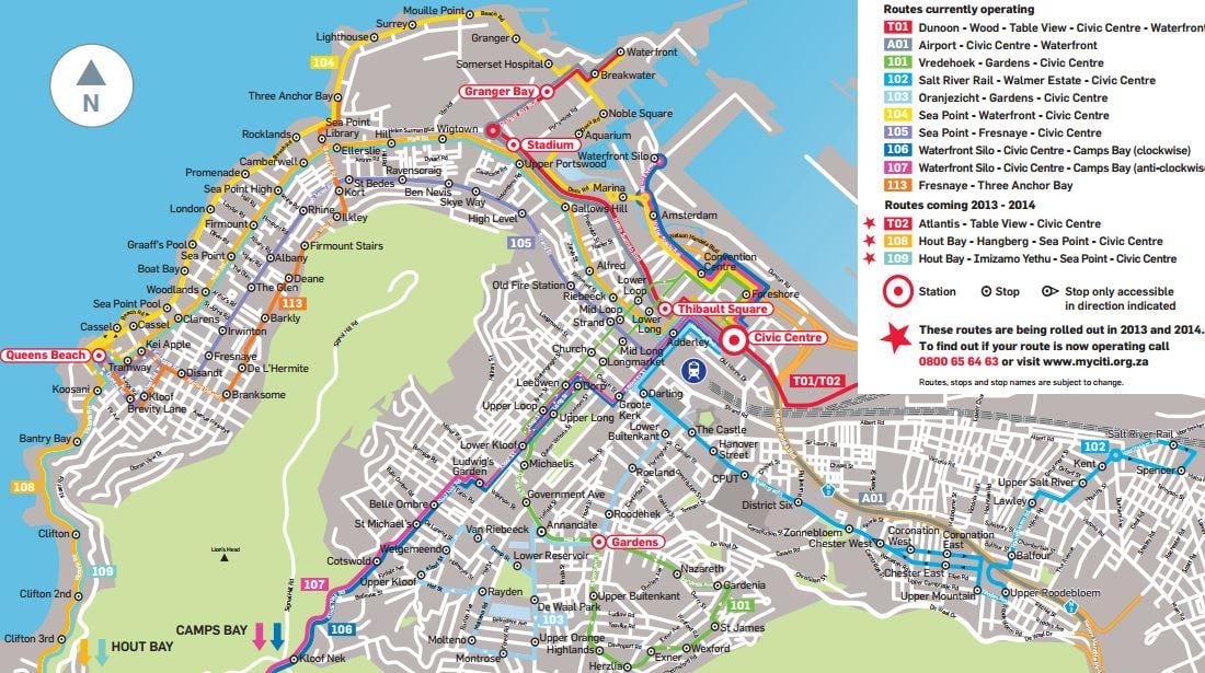 peta dari golden arrow bus rute