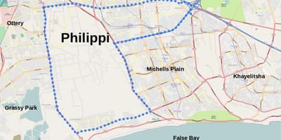 Peta dari filipi Cape Town