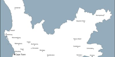 Peta Cape barat Kota