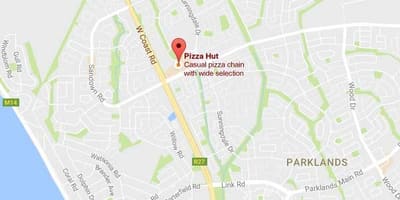Peta dari sunningdale Cape Town